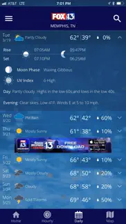 fox13 weather app iphone screenshot 3