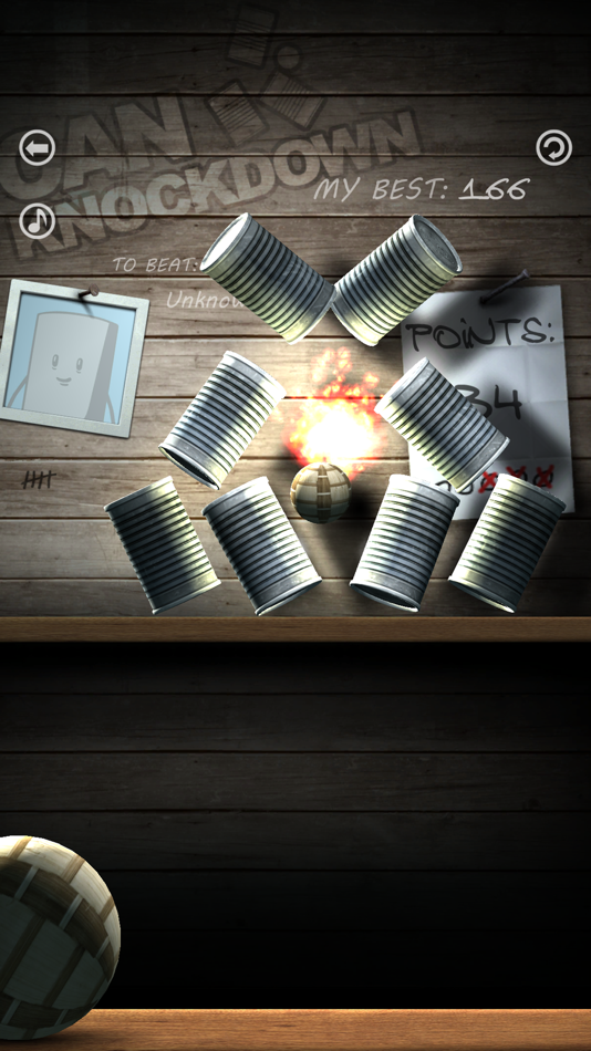 #1. Can Knockdown (iOS) 由: Infinite Dreams Inc.
