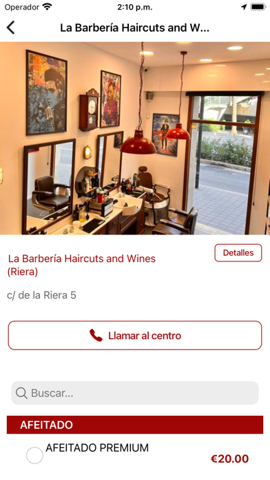 La Barbería Haircuts and Wines Screenshot
