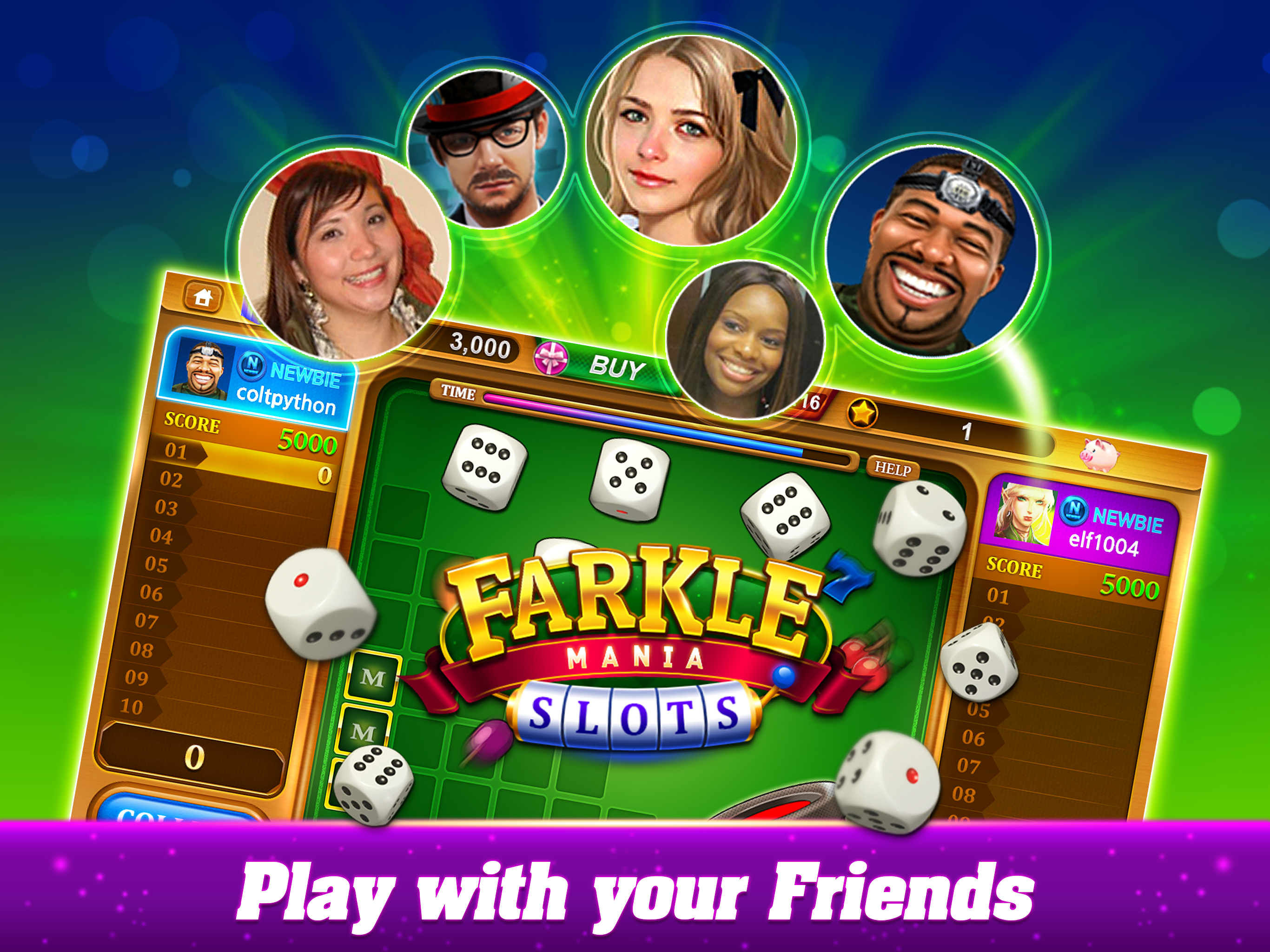 Farkle mania - Slots game