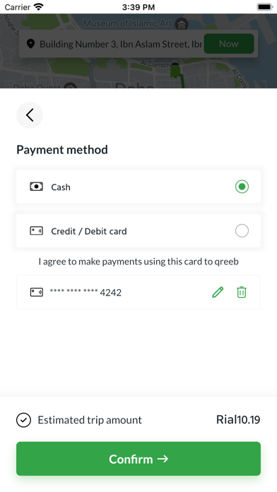 Qreeb - book a ride now Screenshot