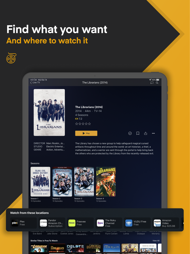 ‎Plex: Watch Live TV and Movies Screenshot