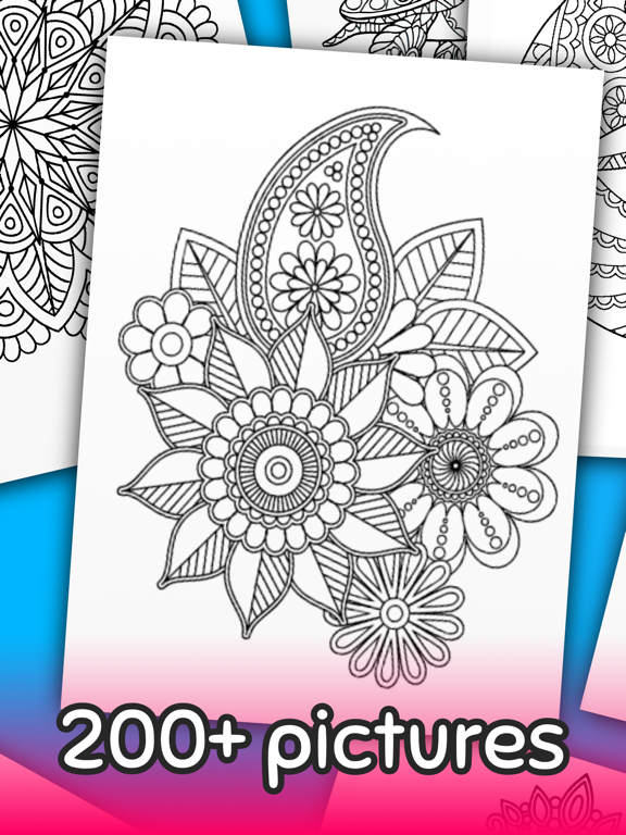 Mandala Coloring Pages Gameのおすすめ画像6