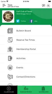 golf club of texas iphone screenshot 1