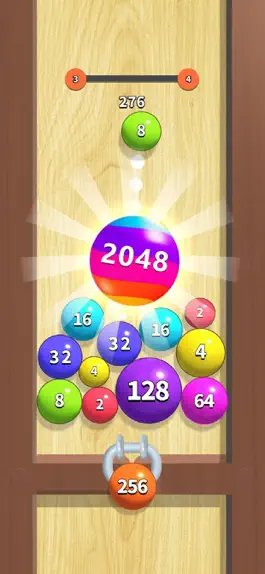 Game screenshot 2048球球碰碰乐 mod apk