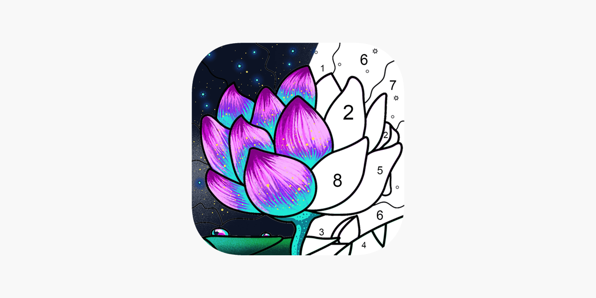 Peinture par numéro: coloriage dans l'App Store