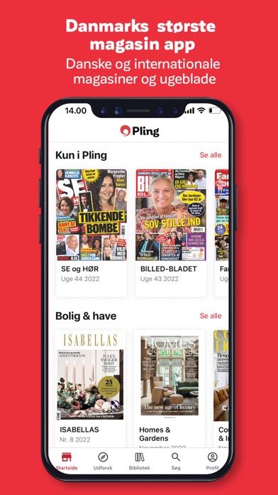 Pling – Læs magasiner og blade Screenshot