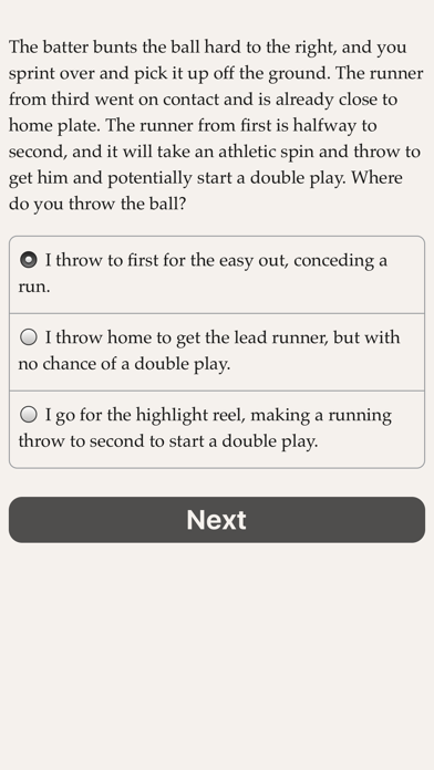 The Fielder's Choice Screenshot