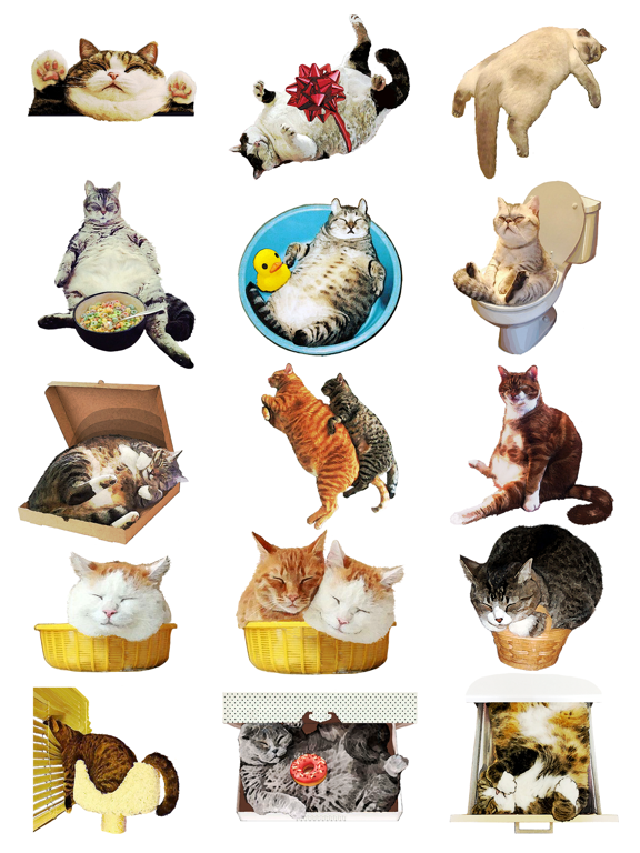 Screenshot #4 pour CatNap 2: Fat Cat Sticker Pack