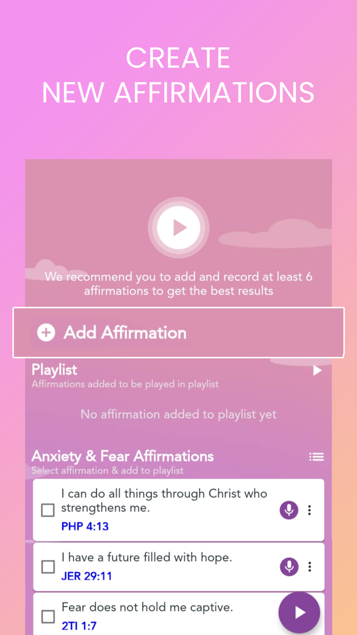 I Am Christian Affirmations