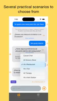 spanish chat iphone screenshot 1