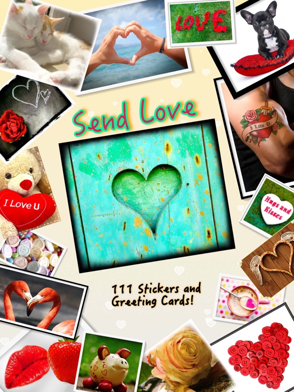 愛を送る • シールやグリーティング カードのおすすめ画像1