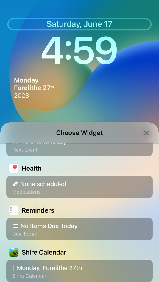 #3. Shire Calendar (macOS) Podle: Sebastian Staudt