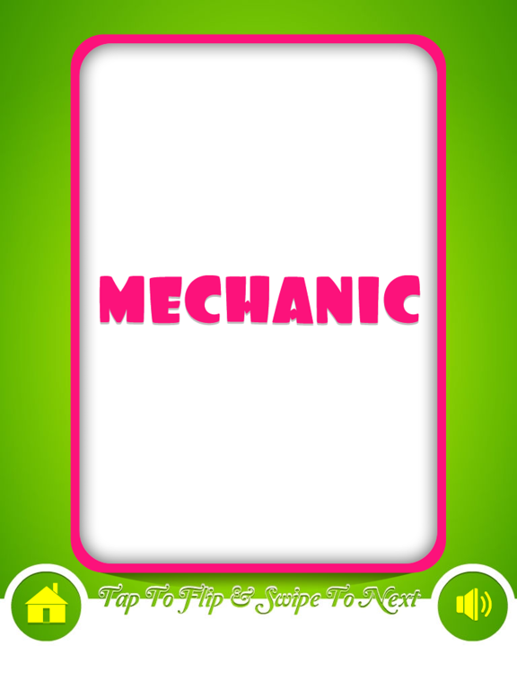Flash Cards -Community Helpers iPad screenshot