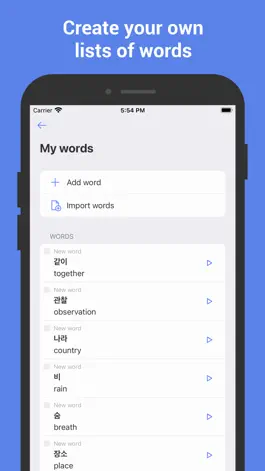 Game screenshot Learn Korean with Flash cards! hack