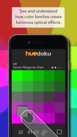 huedoku: original color puzzleのおすすめ画像2