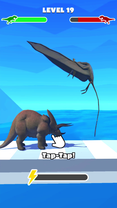 Screenshot #3 pour Dino Run 3D - Course de dinos
