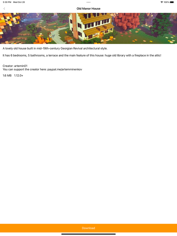 Mods for Minecraft PE - MCMAP iPad screenshot 4 - Entertainment app