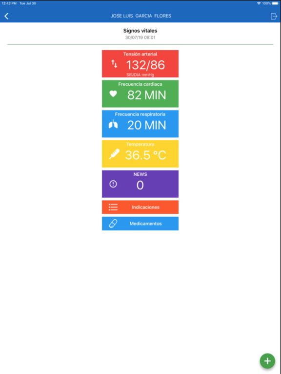 Hospital Español Veracruz iPad screenshot 2 - Medical app