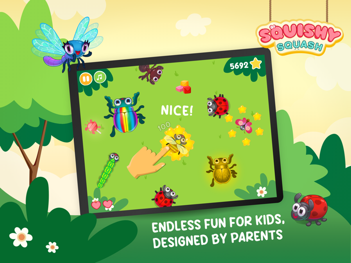 Squishy Squash Toddler Game