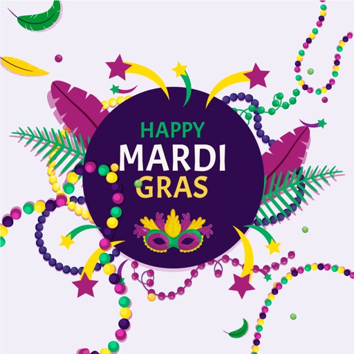 Mardi Gras Carnival Stickers icon