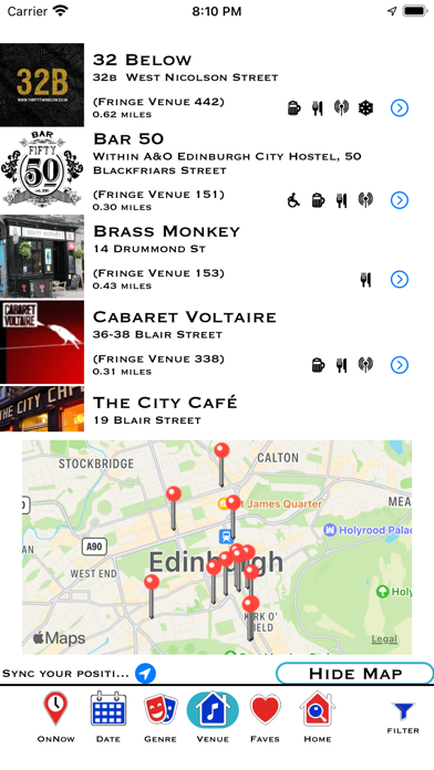 Free Edinburgh Fringe Festival Screenshot