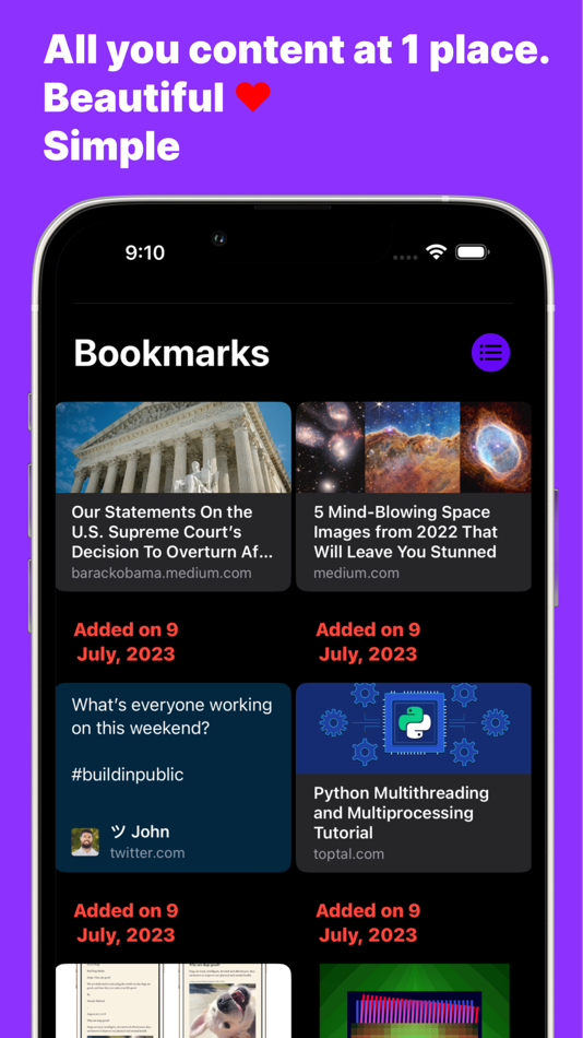 #10. Bookmarks Reader (iOS) 게시자: sachin jeph