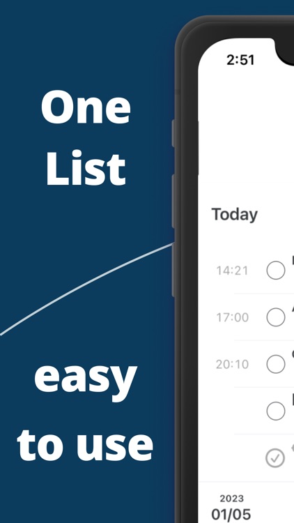 OneList simple todo list
