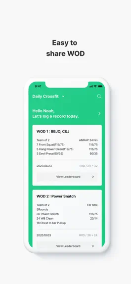 Game screenshot Daily WOD - Share CrossFit WOD hack