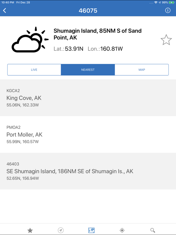 Screenshot #6 pour NOAA Buoys Live Marine Weather