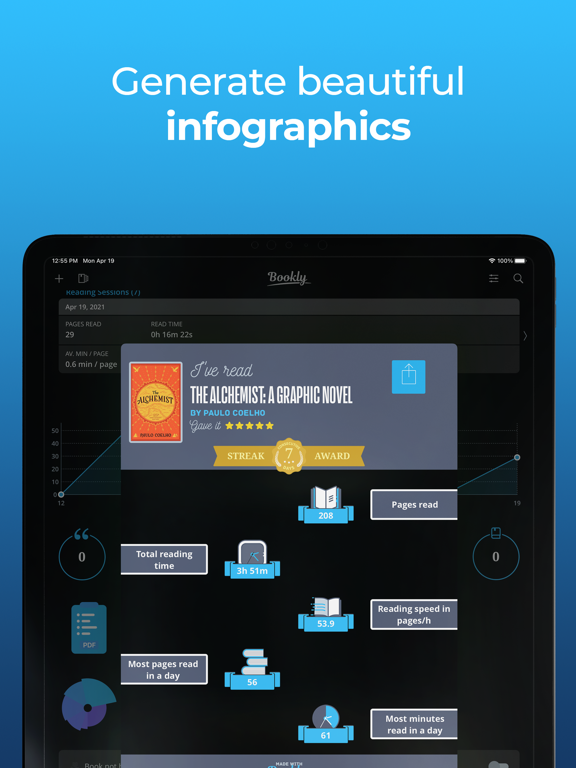 Bookly: Book tracker managerのおすすめ画像9