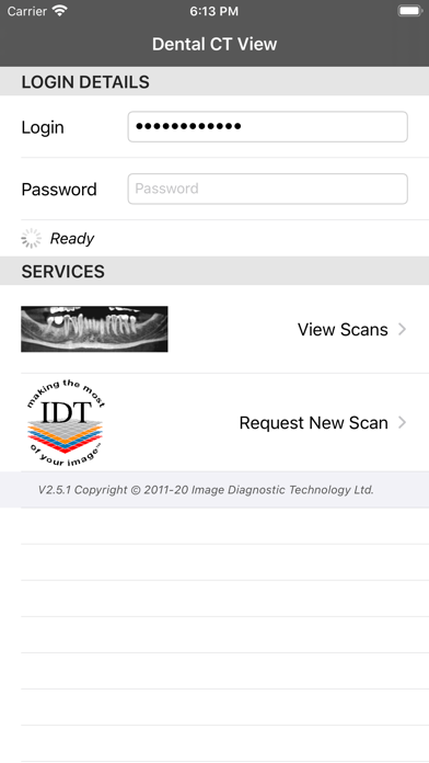 Dental CT View Screenshot