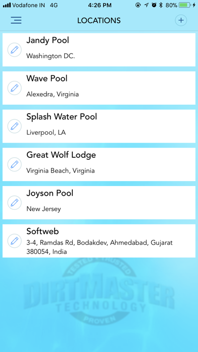 DirtMaster Dealer App Screenshot