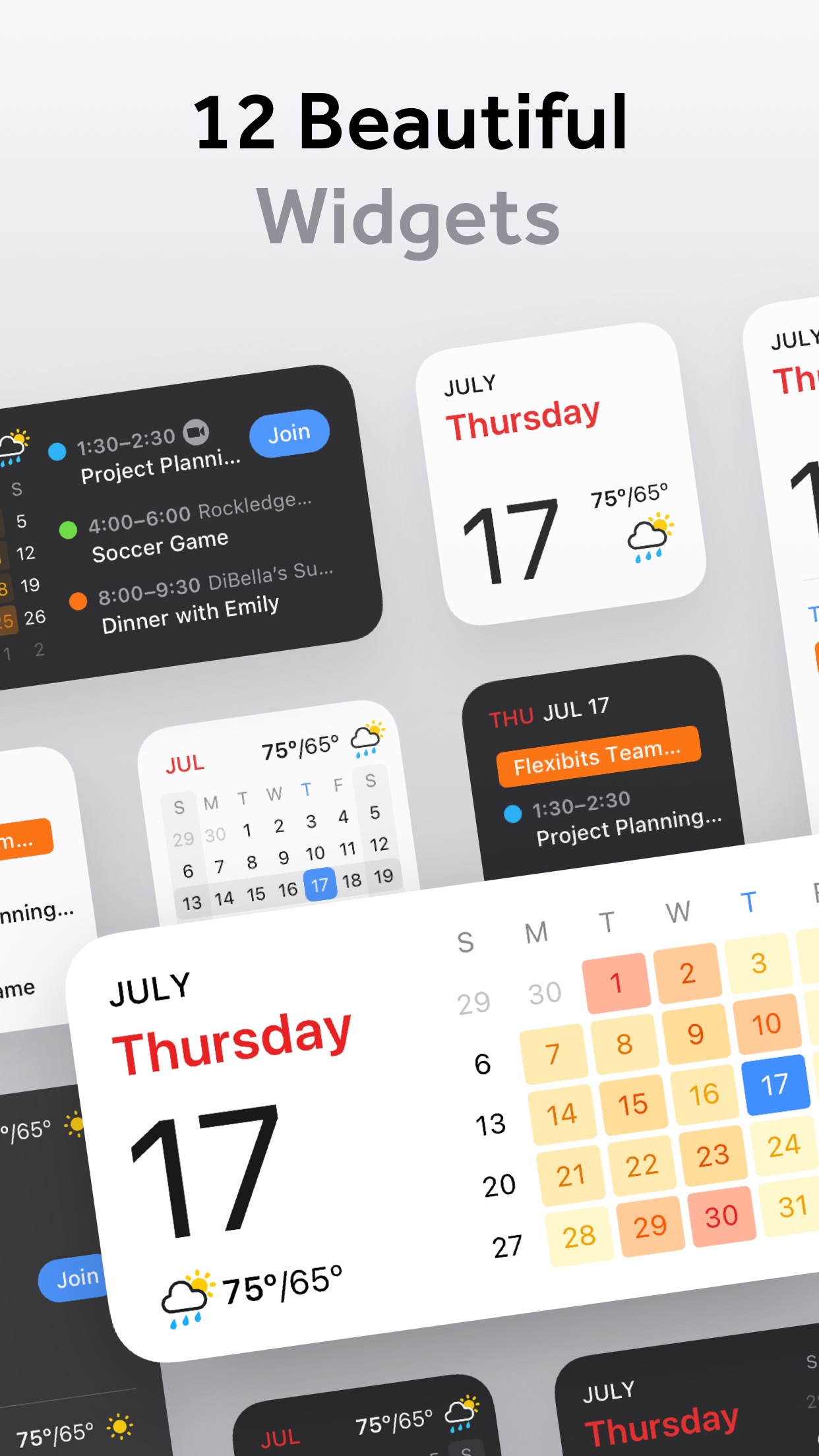 Screenshot do app Fantastical Calendar