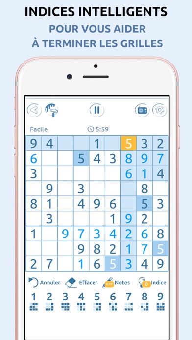 Screenshot #1 pour Sudoku: Casse-Tête Logique