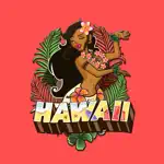 Hawaii Aloha Luau Stickers App Cancel
