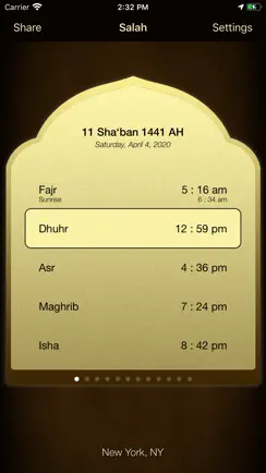 ISalam: Prayer Times iPhone image 1