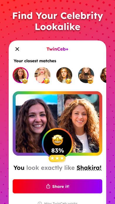 TwinCeb - Celebrity Look Alike Screenshot
