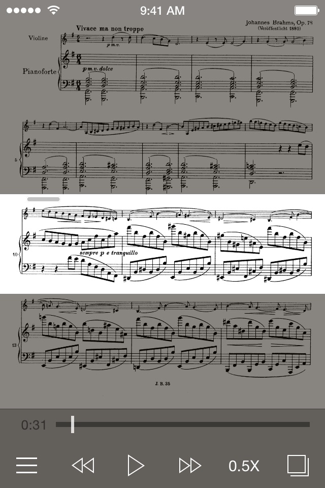 Brahms Violin Sonatas screenshot 2