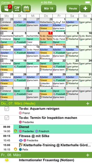 FAMANICE – Familienkalender screenshot 3