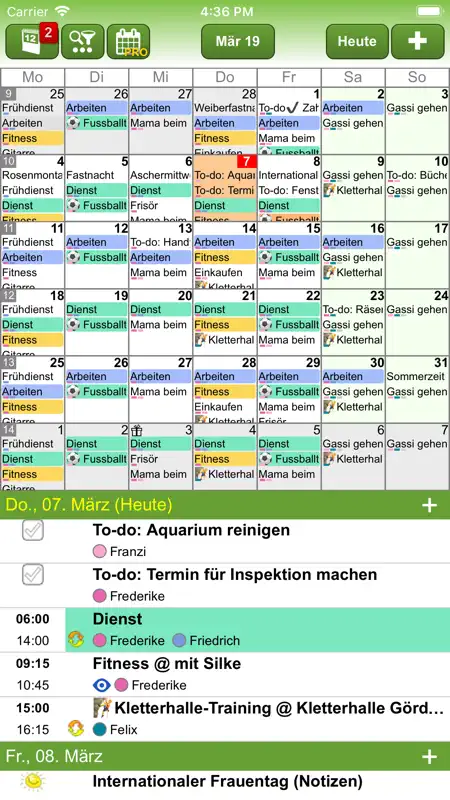 FAMANICE – Familienkalender screenshot 3 of 10