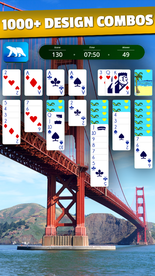 #6. Solitaire 3 in 1 - Card Game (iOS) Bởi: GOECORUSH Media, s. r. o.