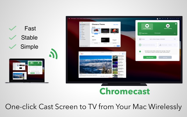 Mirror Screen to Chromecast on the Mac App Store