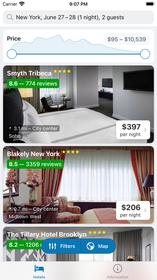 Hotels at the cheapest prices - 3.4 - (iOS)
