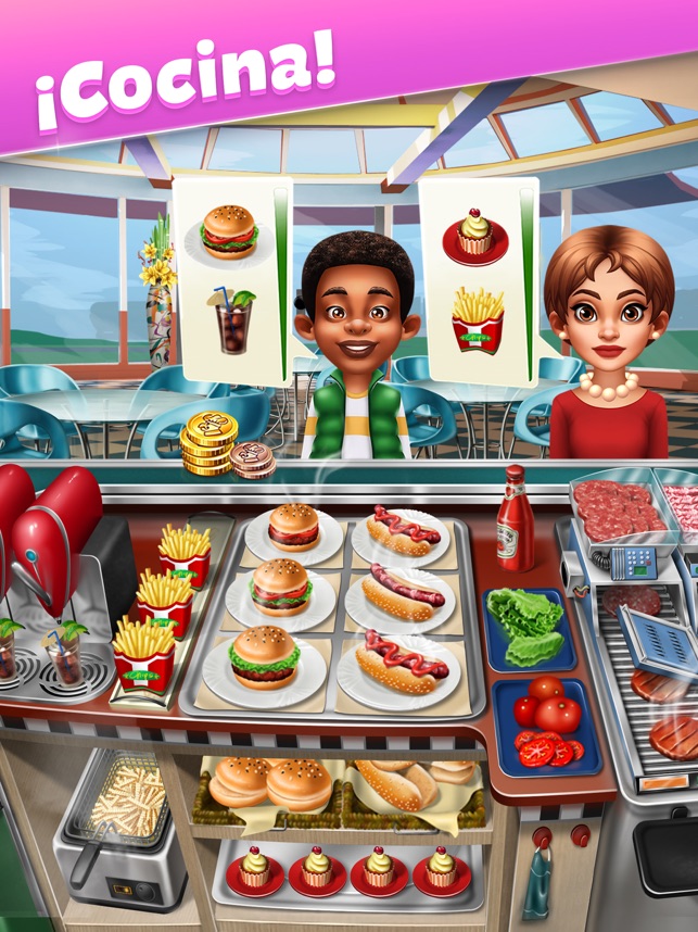 Cooking Fever. Un divertido juego de cocina gratuito para el iPad