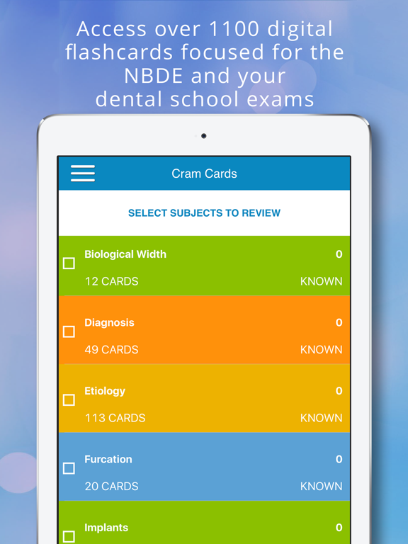 Screenshot #4 pour Periodontics Cram Cards