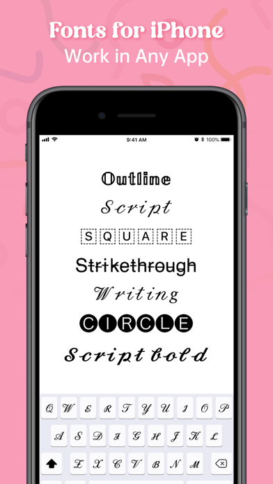 Fonts, Color Widget for iPhone Screenshot