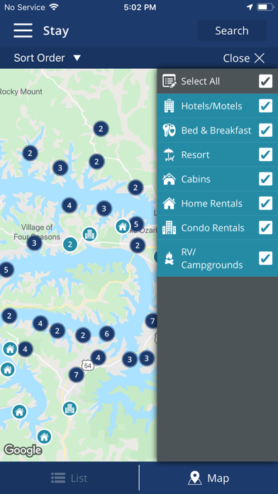 Visit Lake of the Ozarks Screenshot