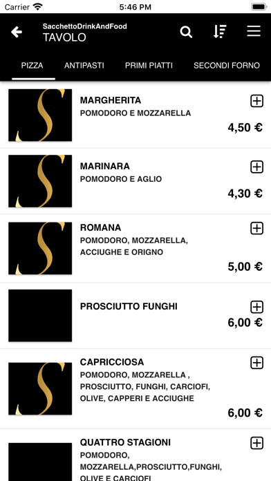 Screenshot #3 pour Sacchetto Drink and Food