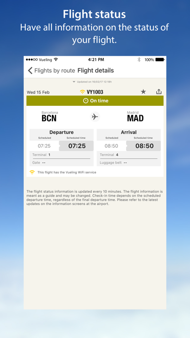 Vueling Airlines-Cheap Flights Screenshot